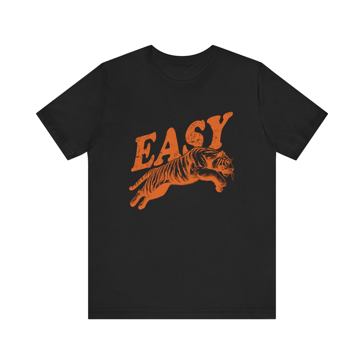 Easy Orange Tiger Shirt, Retro Boho Tee, Hippie Clothes, Indie Shirt - Popbydesign
