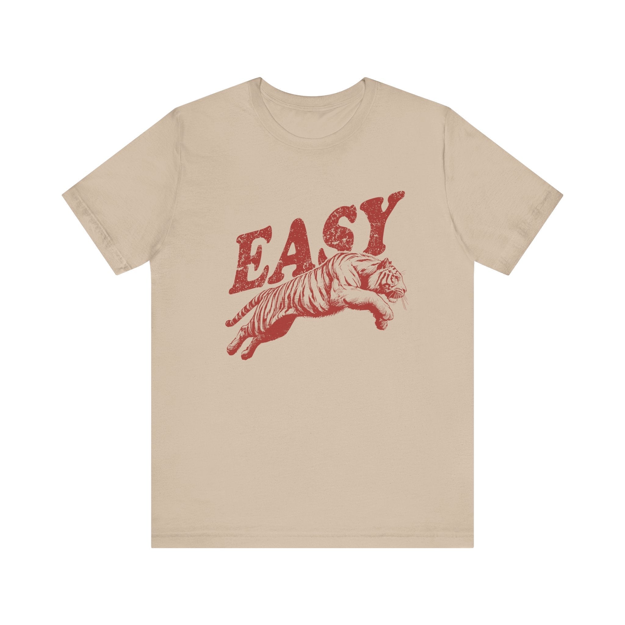 Easy Tiger Shirt, Retro Boho Tee, Hippie Clothes, Indie Shirt