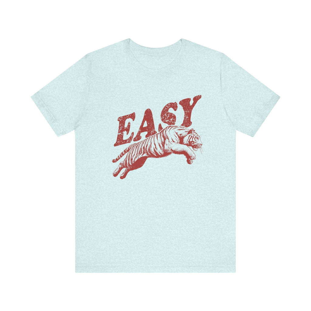 Easy Tiger Shirt, Retro Boho Tee, Hippie Clothes, Indie Shirt by PopCultureByDesign36