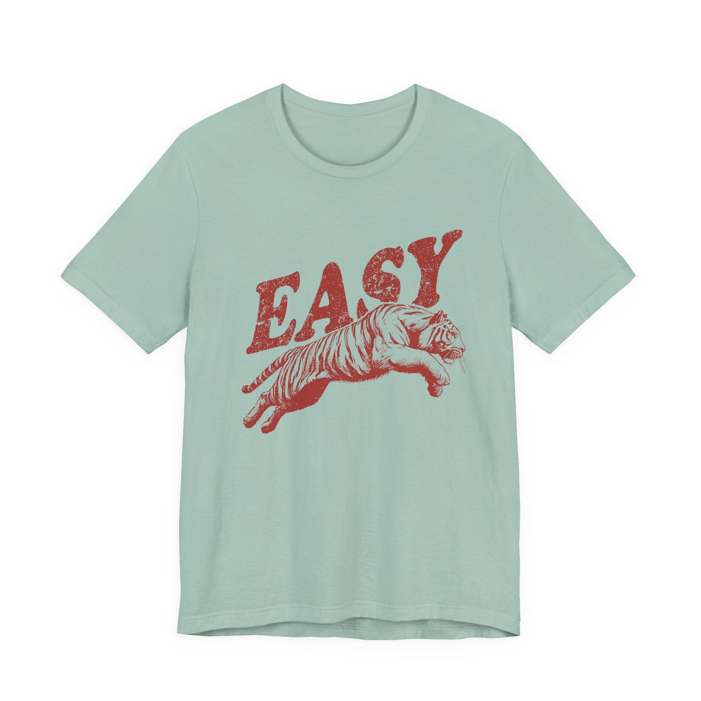 Easy Tiger Shirt, Retro Boho Tee, Hippie Clothes, Indie Shirt - Popbydesign