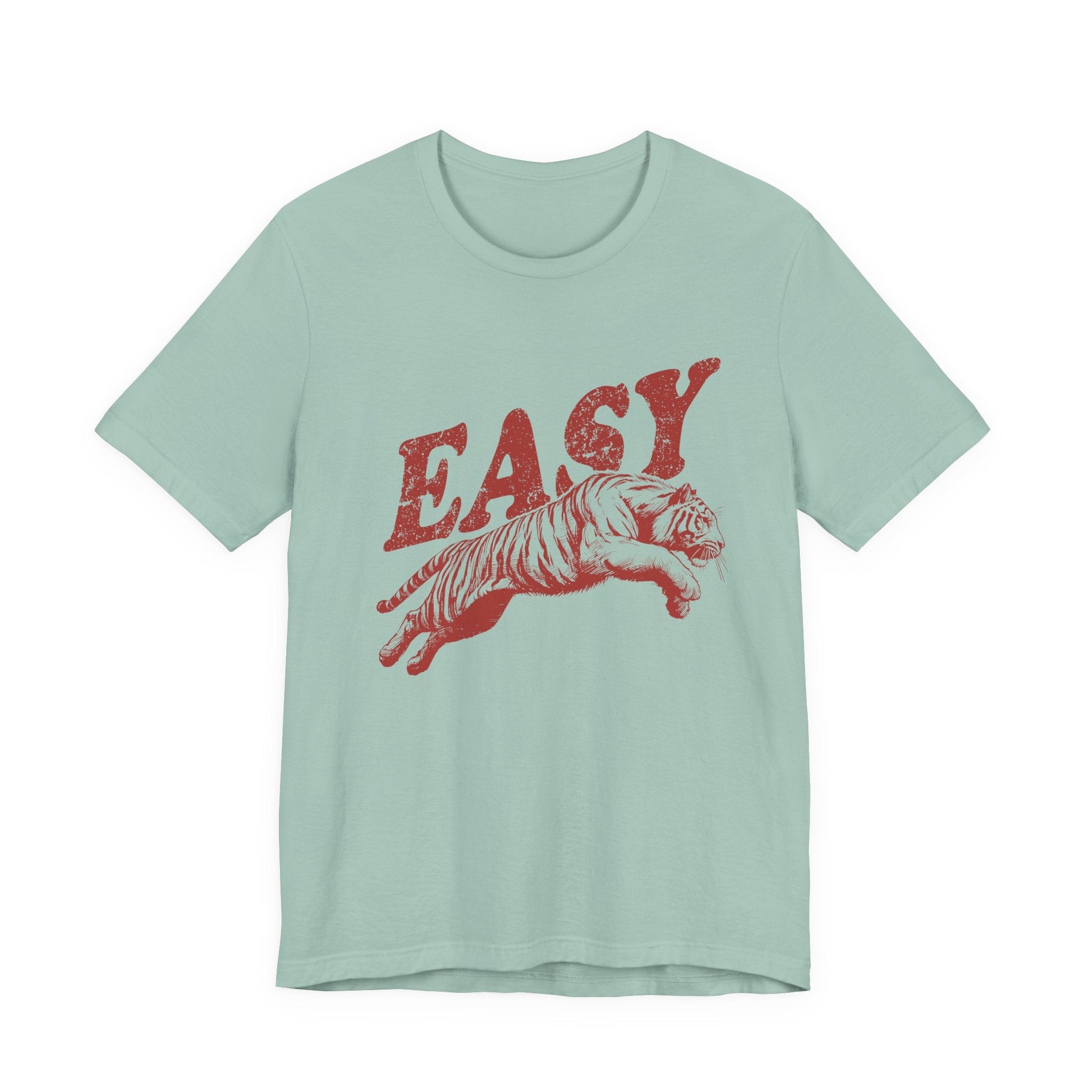 Easy Tiger Shirt, Retro Boho Tee, Hippie Clothes, Indie Shirt - Popbydesign