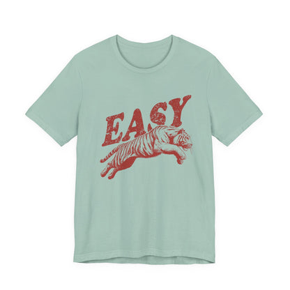 Easy Tiger Shirt, Retro Boho Tee, Hippie Clothes, Indie Shirt - Popbydesign