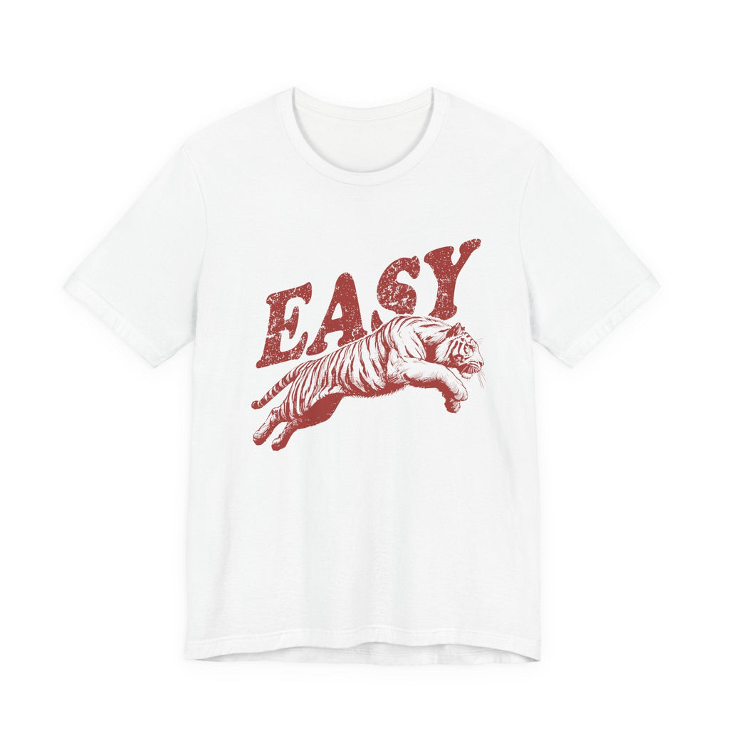 Easy Tiger Shirt, Retro Boho Tee, Hippie Clothes, Indie Shirt by PopCultureByDesign36