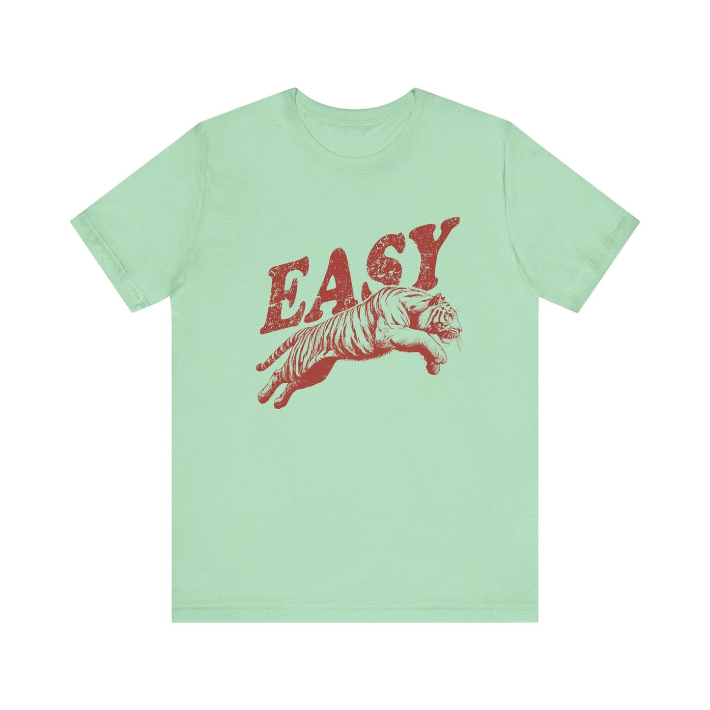 Easy Tiger Shirt, Retro Boho Tee, Hippie Clothes, Indie Shirt - Popbydesign