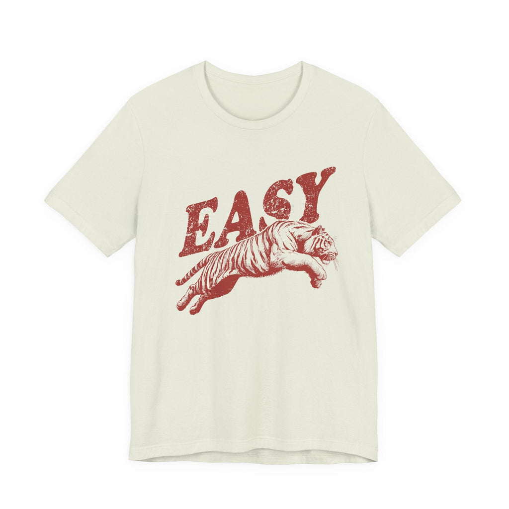 Easy Tiger Shirt, Retro Boho Tee, Hippie Clothes, Indie Shirt by PopCultureByDesign36