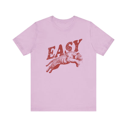 Easy Tiger Shirt, Retro Boho Tee, Hippie Clothes, Indie Shirt - Popbydesign