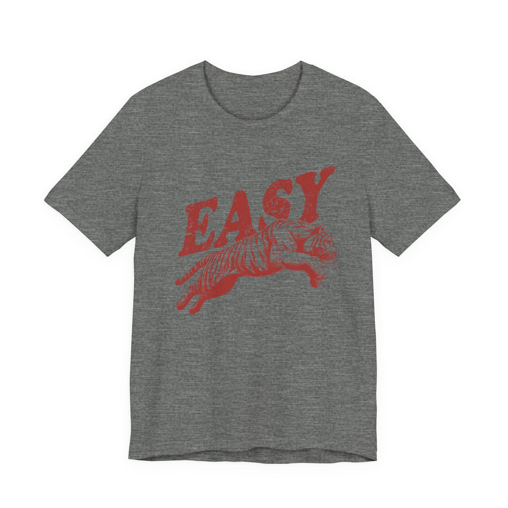 Easy Tiger Shirt, Retro Boho Tee, Hippie Clothes, Indie Shirt by PopCultureByDesign36