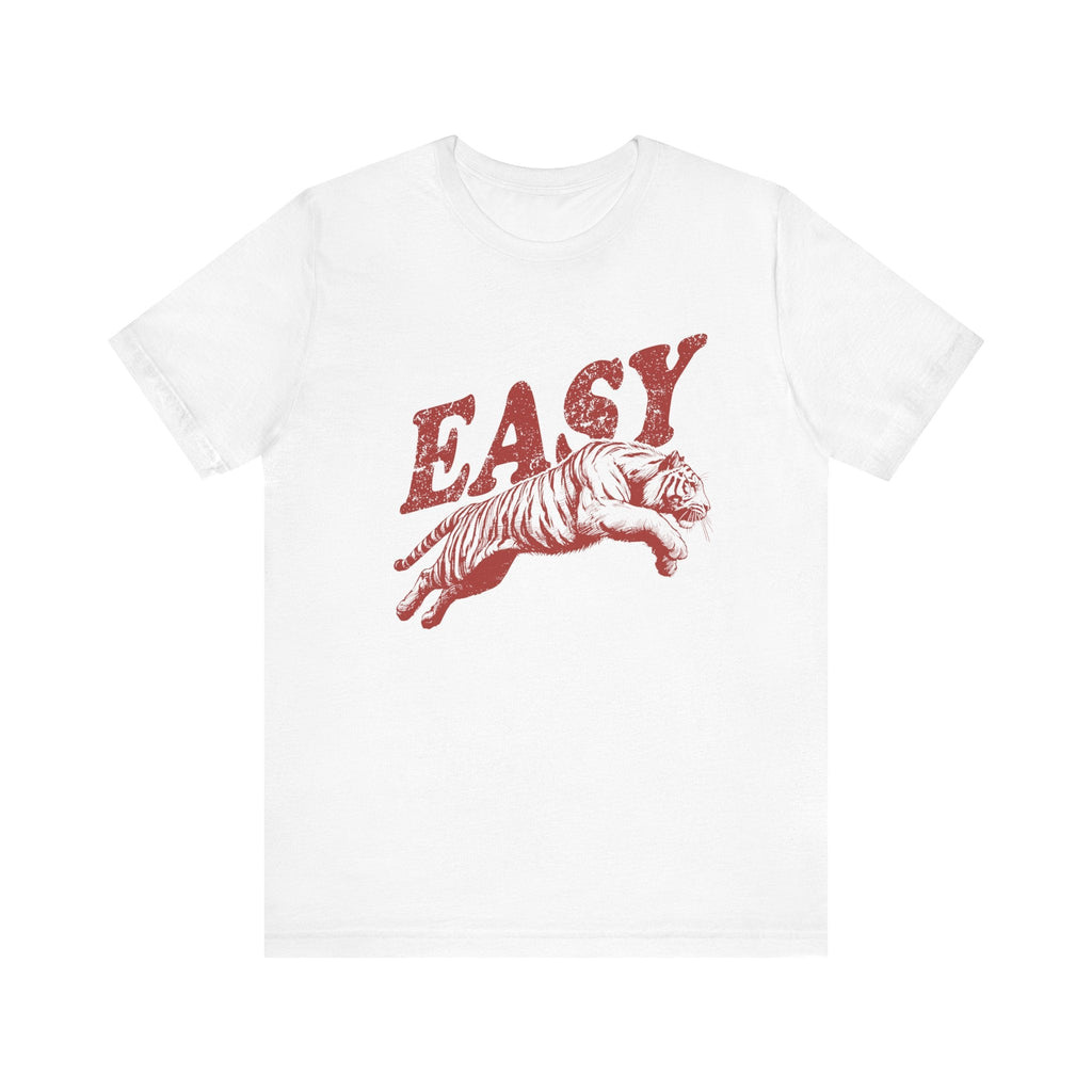 Easy Tiger Shirt, Retro Boho Tee, Hippie Clothes, Indie Shirt by PopCultureByDesign36