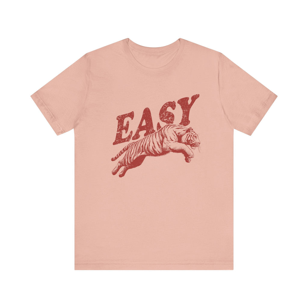 Easy Tiger Shirt, Retro Boho Tee, Hippie Clothes, Indie Shirt by PopCultureByDesign36