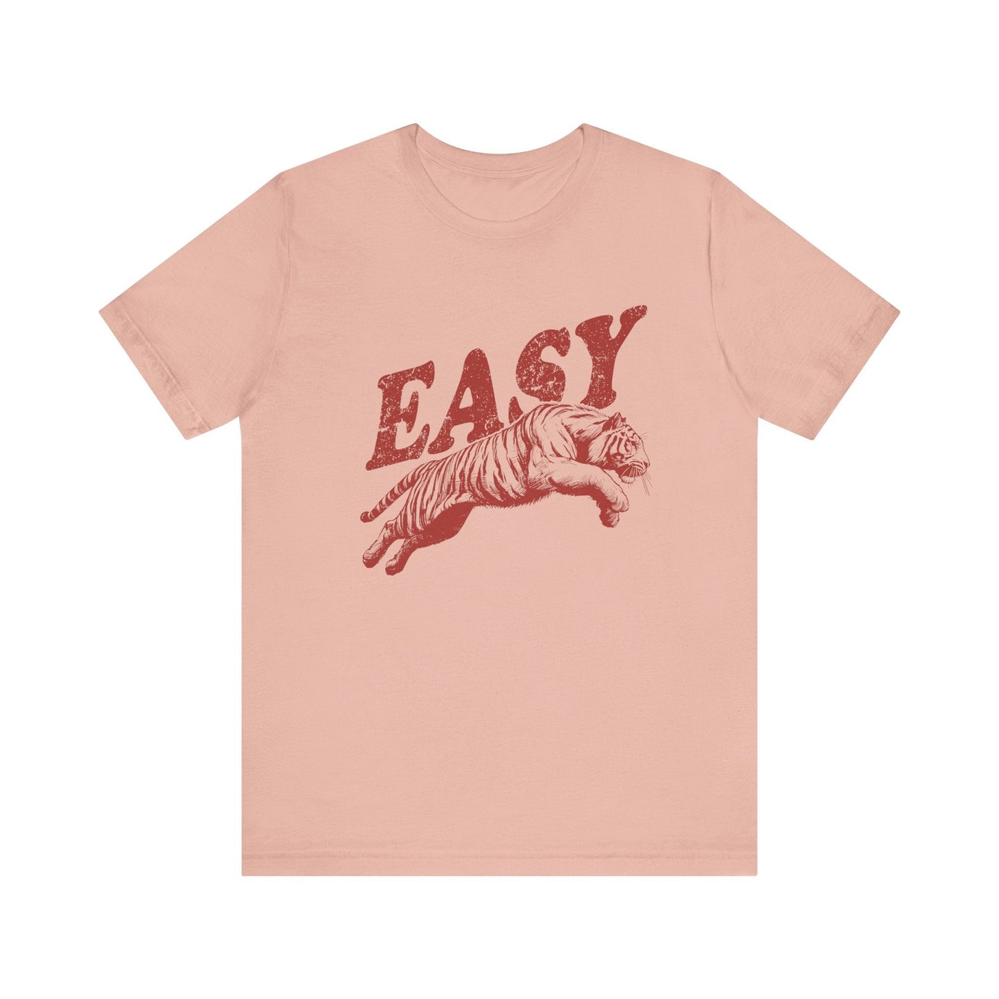 Easy Tiger Shirt, Retro Boho Tee, Hippie Clothes, Indie Shirt - Popbydesign