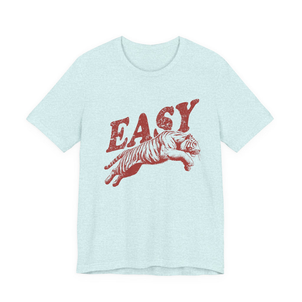 Easy Tiger Shirt, Retro Boho Tee, Hippie Clothes, Indie Shirt by PopCultureByDesign36
