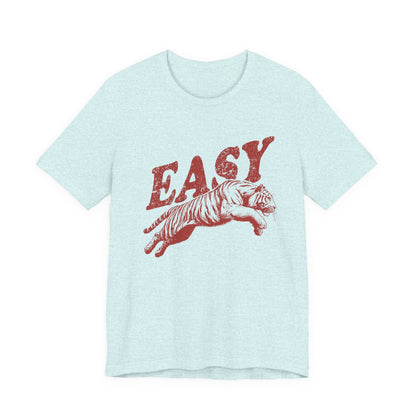 Easy Tiger Shirt, Retro Boho Tee, Hippie Clothes, Indie Shirt - Popbydesign