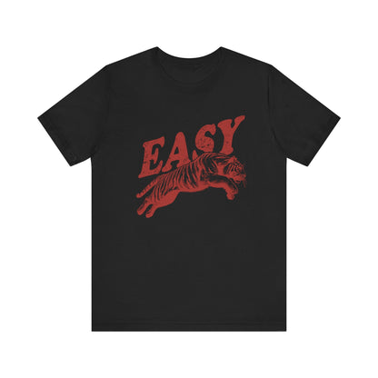 Easy Tiger Shirt, Retro Boho Tee, Hippie Clothes, Indie Shirt - Popbydesign