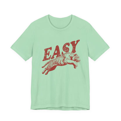 Easy Tiger Shirt, Retro Boho Tee, Hippie Clothes, Indie Shirt - Popbydesign