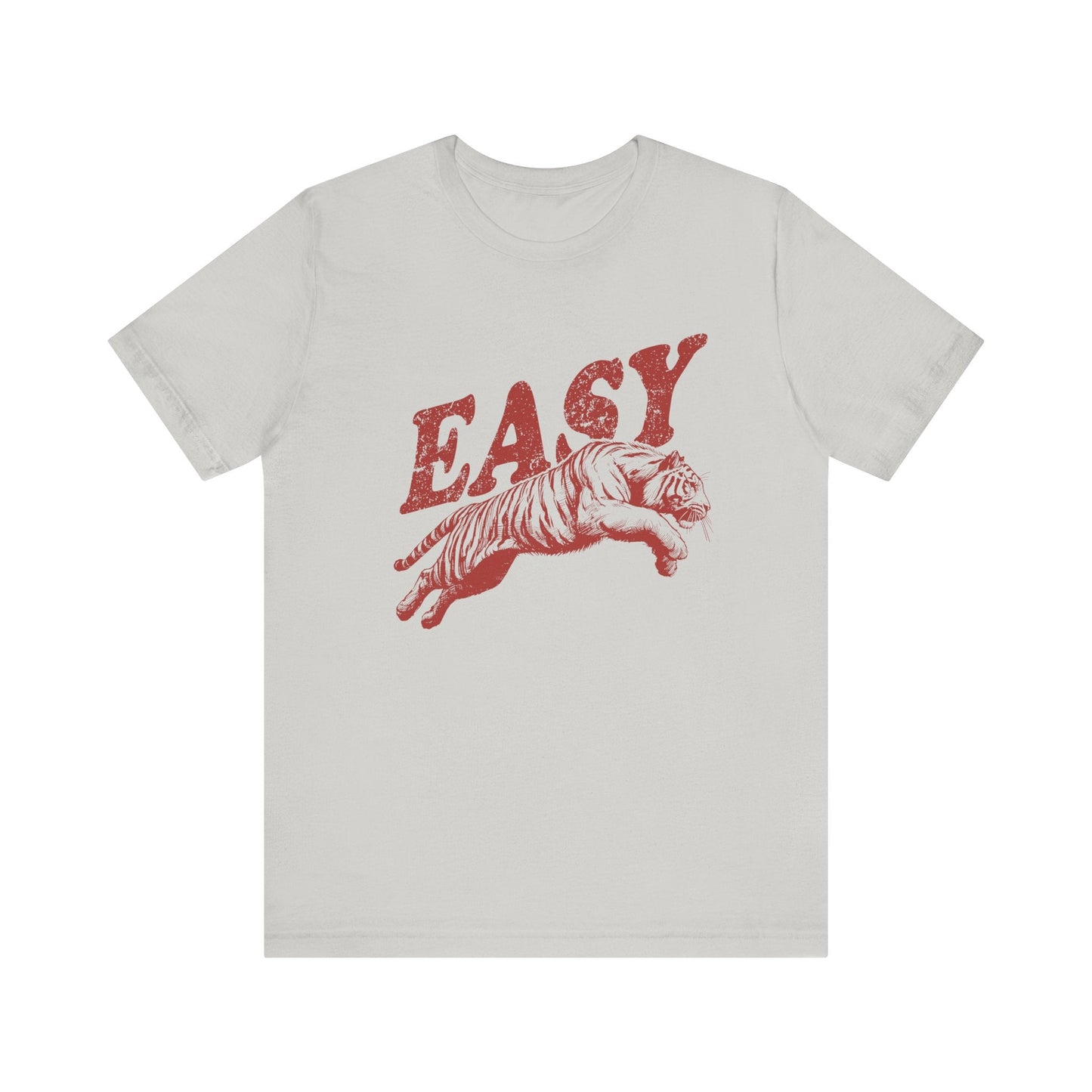 Easy Tiger Shirt, Retro Boho Tee, Hippie Clothes, Indie Shirt - Popbydesign
