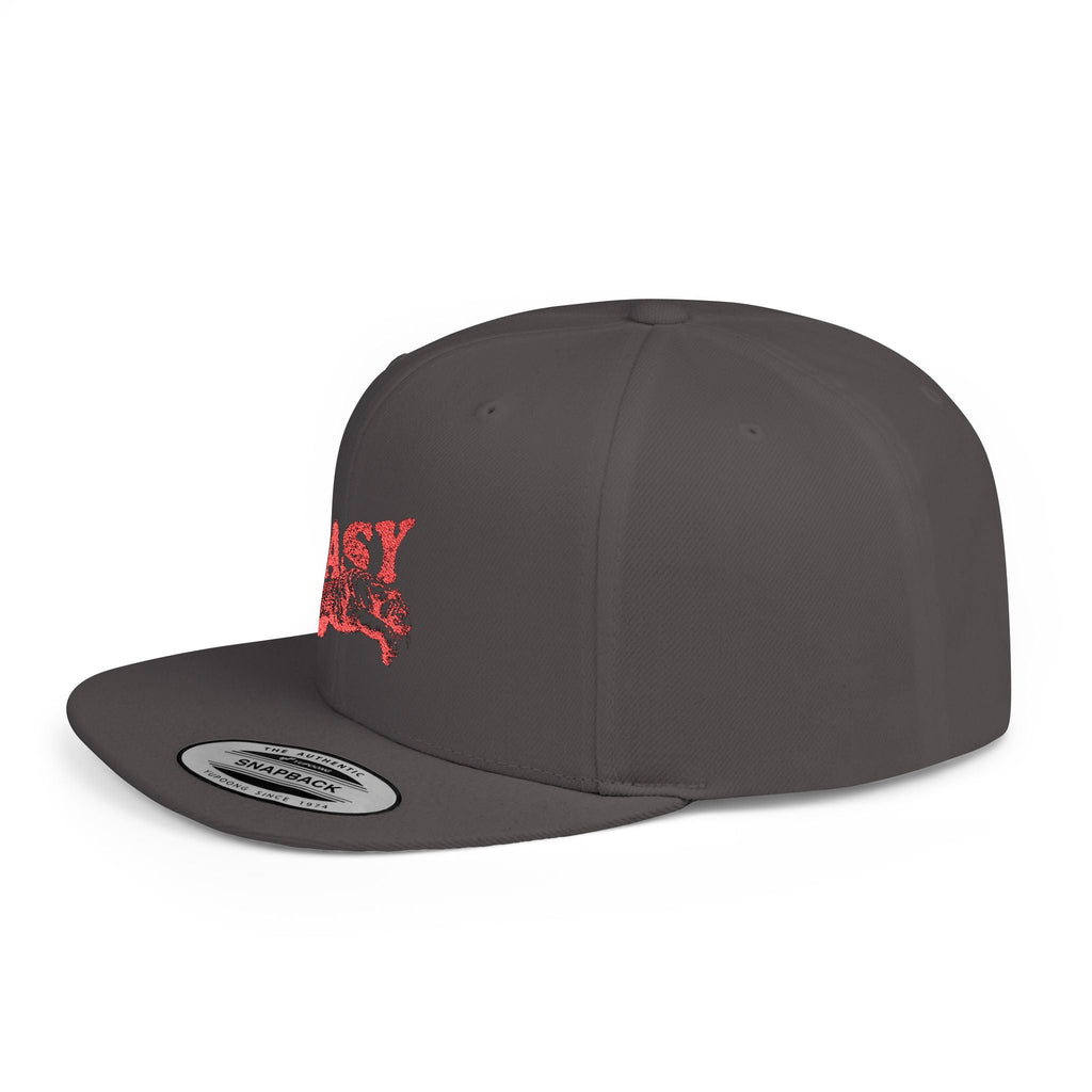 Easy Tiger Snapback Hat — Flat Bill Baseball Cap by PopCultureByDesign36