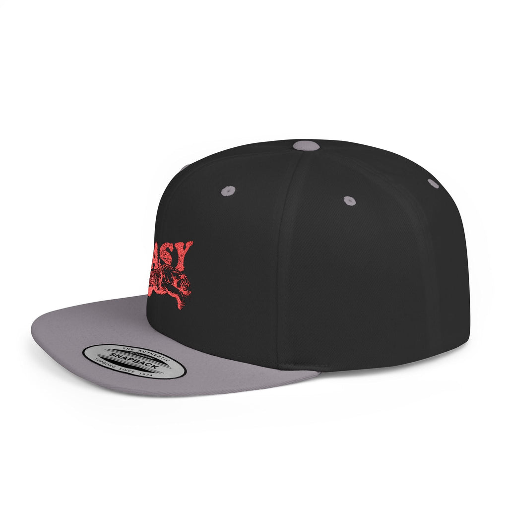 Easy Tiger Snapback Hat — Flat Bill Baseball Cap by PopCultureByDesign36