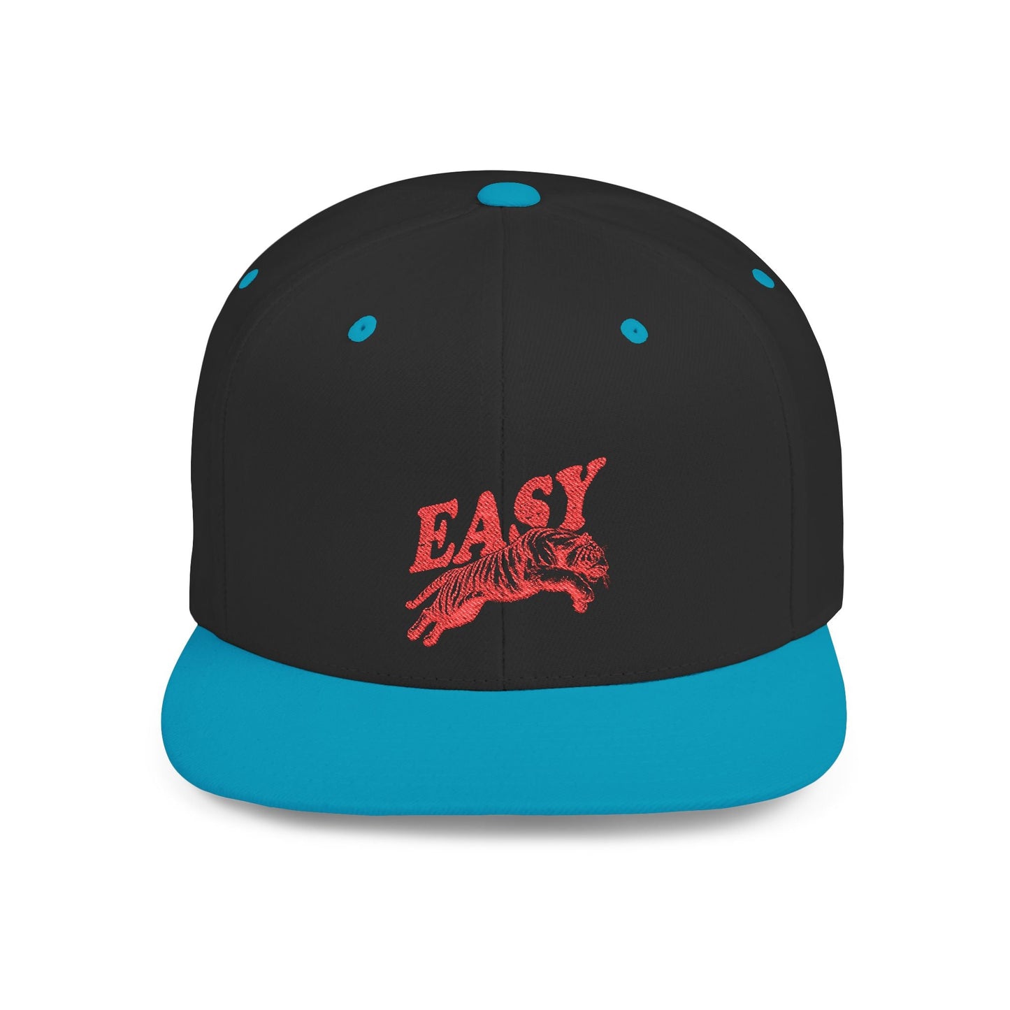 Easy Tiger Snapback Hat — Flat Bill Baseball Cap - Popbydesign