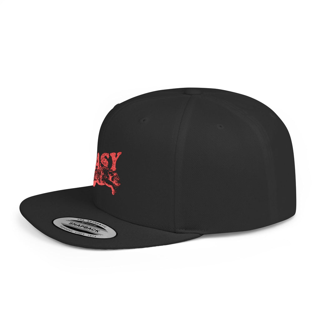 Easy Tiger Snapback Hat — Flat Bill Baseball Cap by PopCultureByDesign36
