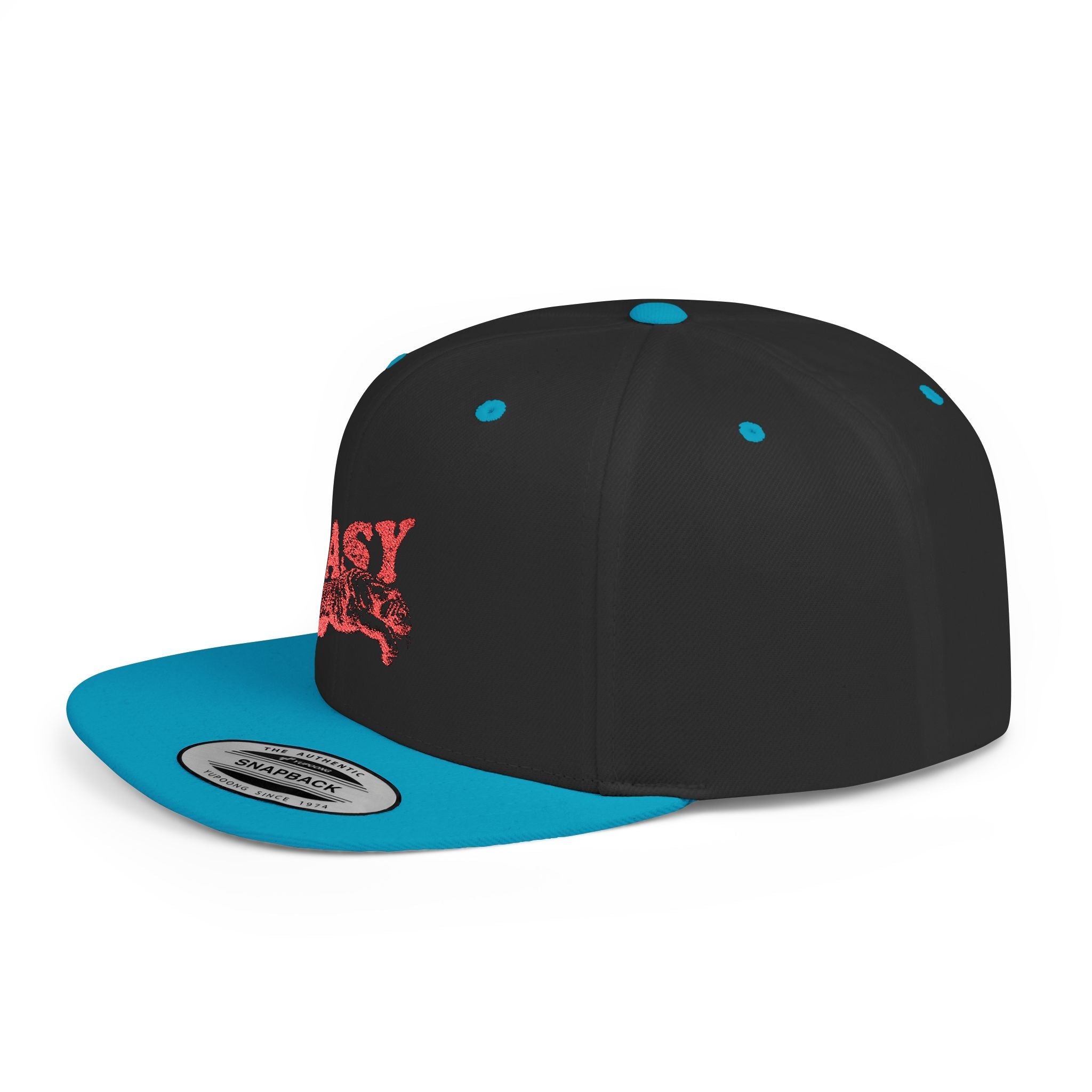 Easy Tiger Snapback Hat — Flat Bill Baseball Cap by PopCultureByDesign36