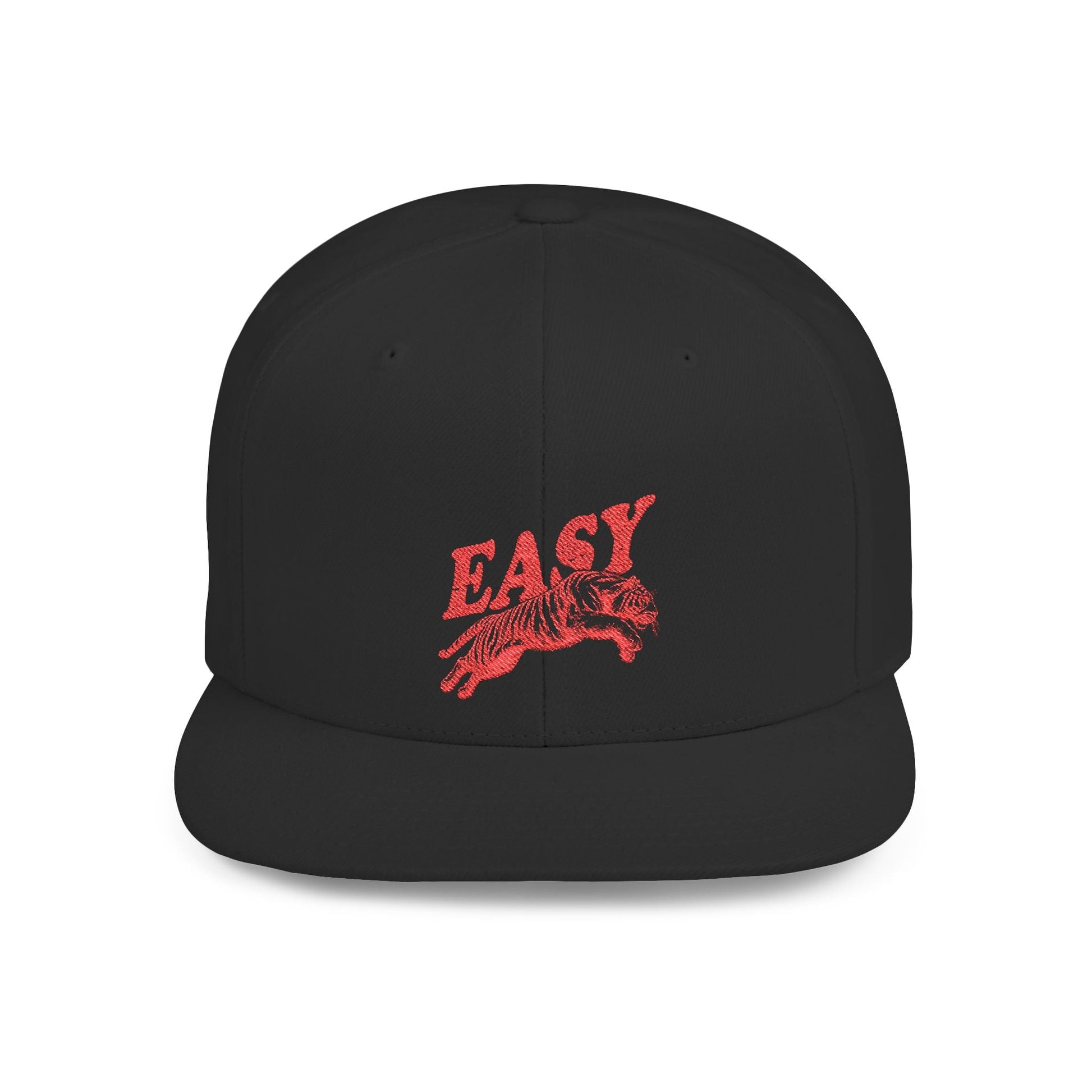 Easy Tiger Snapback Hat — Flat Bill Baseball Cap - Popbydesign