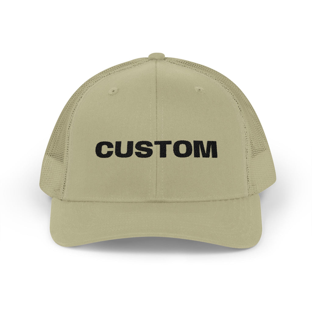 Embroidered Snapback Trucker Cap — Custom Logo Hat by PopCultureByDesign36