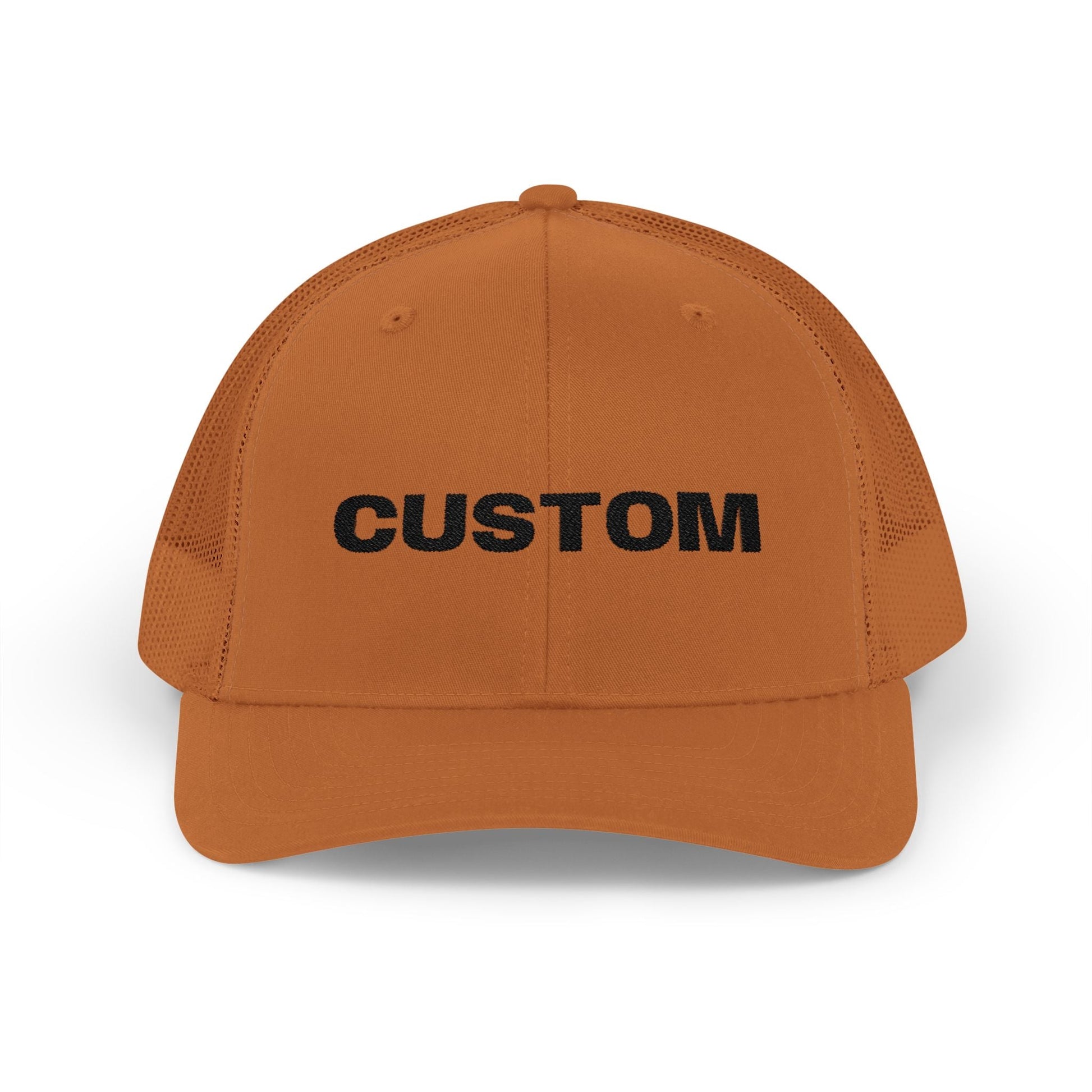 Embroidered Snapback Trucker Cap — Custom Logo Hat - Popbydesign