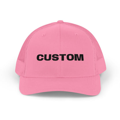 Embroidered Snapback Trucker Cap — Custom Logo Hat - Popbydesign