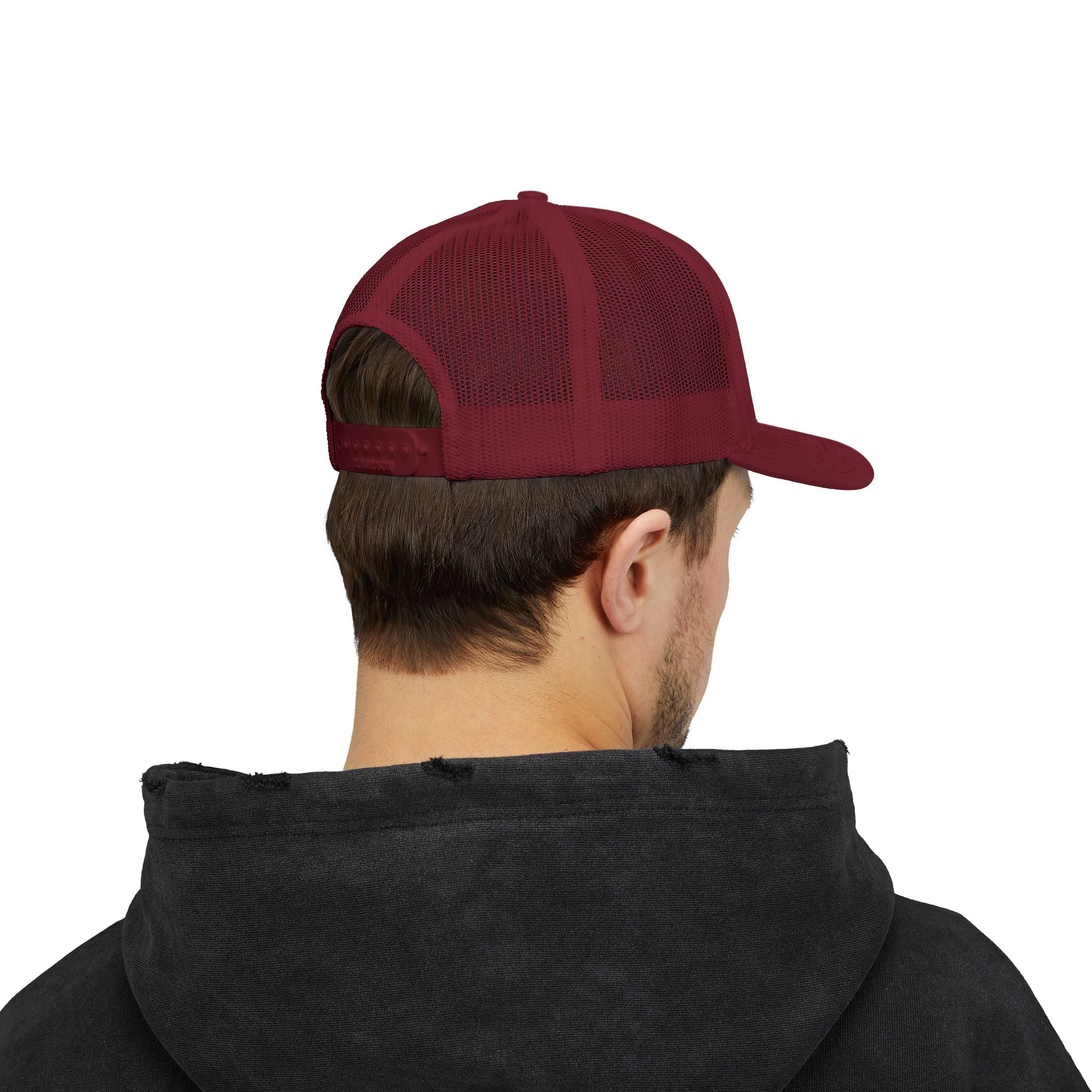 Embroidered Snapback Trucker Cap — Custom Logo Hat by PopCultureByDesign36