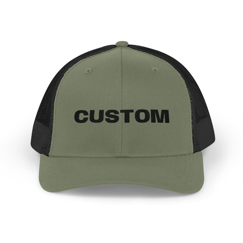 Embroidered Snapback Trucker Cap — Custom Logo Hat by PopCultureByDesign36