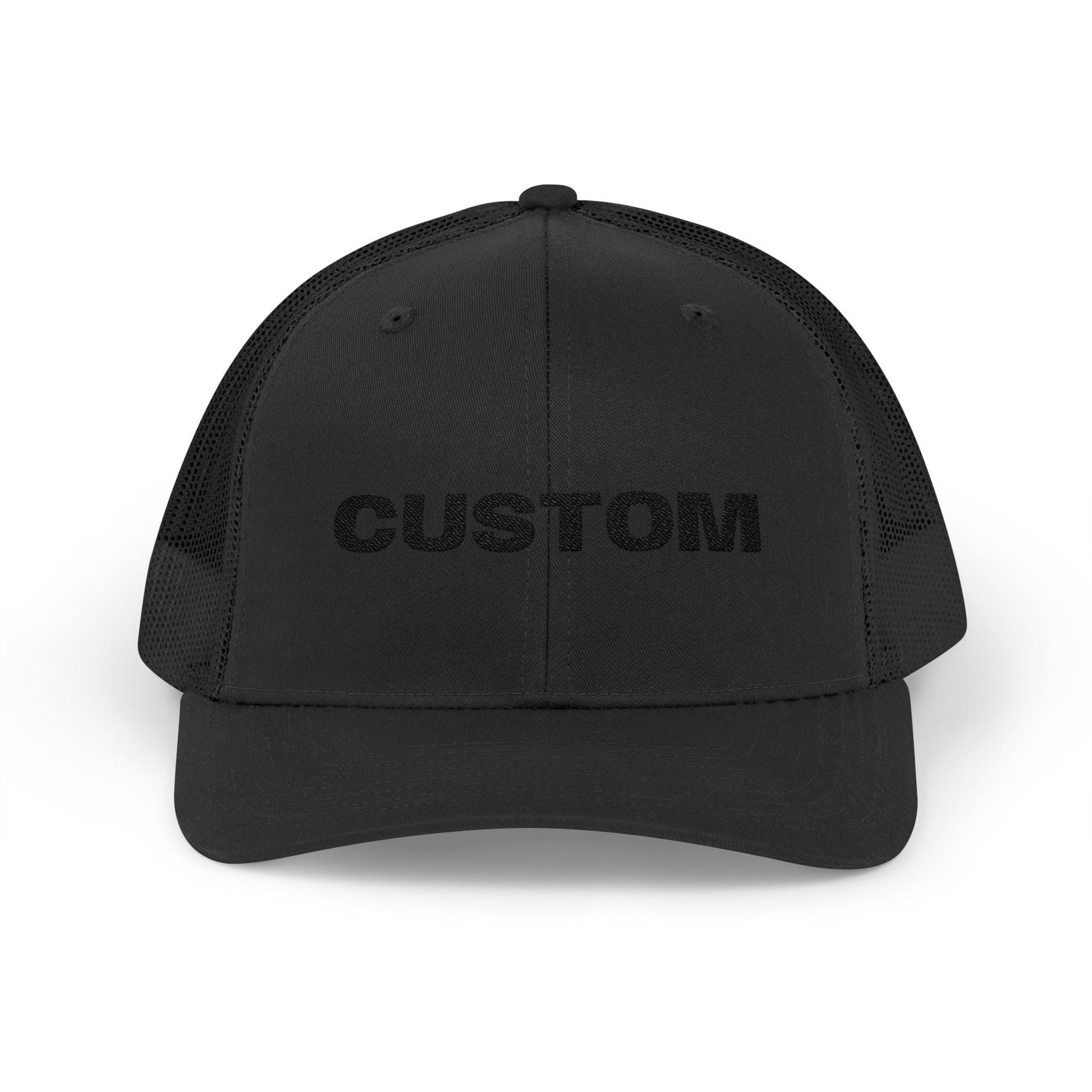 Embroidered Snapback Trucker Cap — Custom Logo Hat - Popbydesign