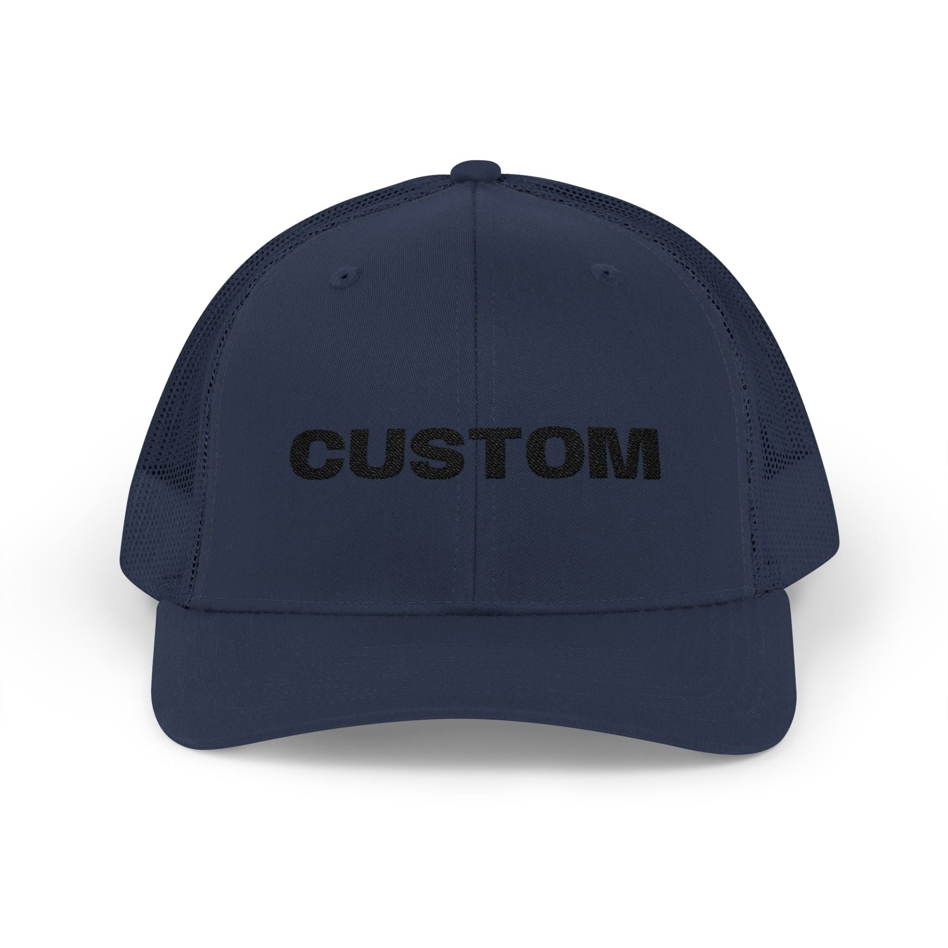 Embroidered Snapback Trucker Cap — Custom Logo Hat - Popbydesign