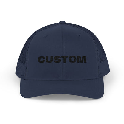 Embroidered Snapback Trucker Cap — Custom Logo Hat - Popbydesign