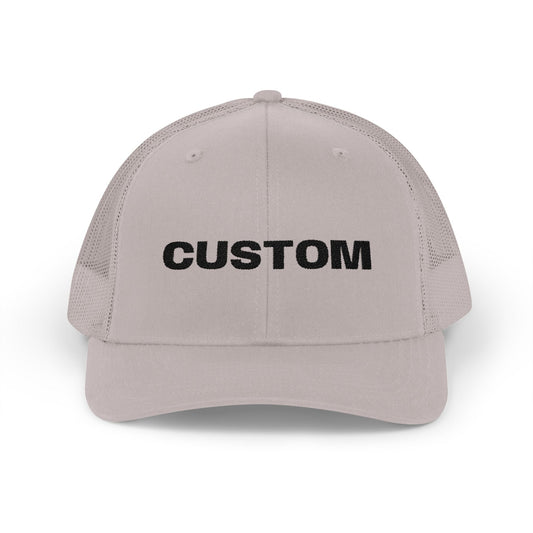 Embroidered Snapback Trucker Cap — Custom Logo Hat - Popbydesign