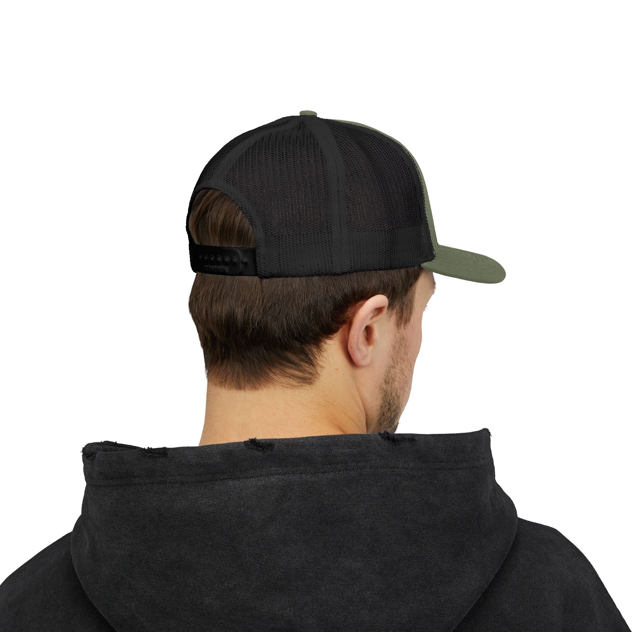 Embroidered Snapback Trucker Cap — Custom Logo Hat by PopCultureByDesign36
