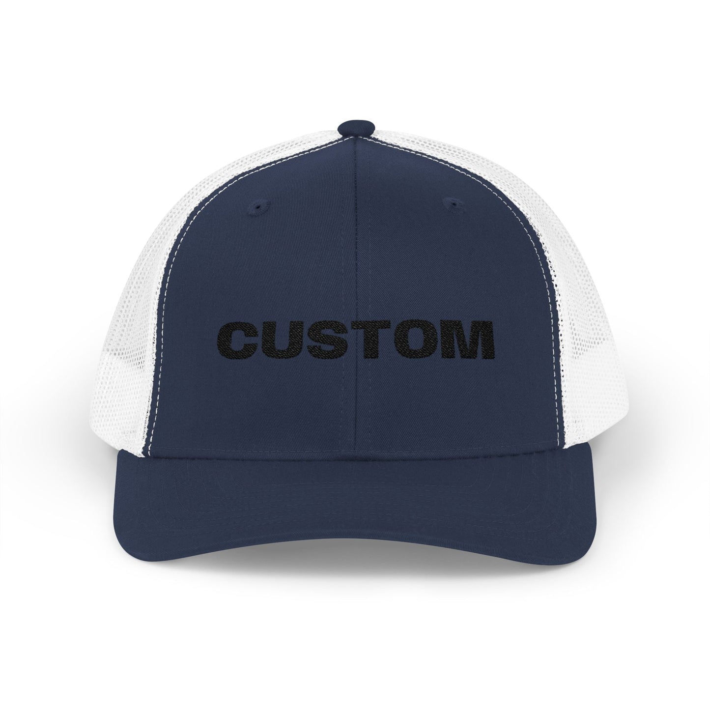 Embroidered Snapback Trucker Cap — Custom Logo Hat - Popbydesign