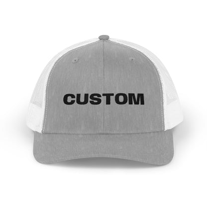 Embroidered Snapback Trucker Cap — Custom Logo Hat - Popbydesign