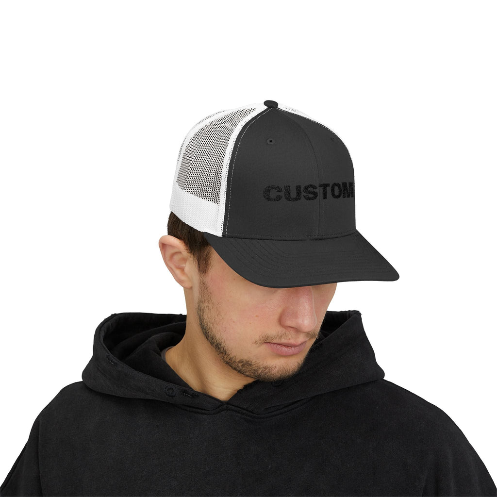 Embroidered Snapback Trucker Cap — Custom Logo Hat by PopCultureByDesign36