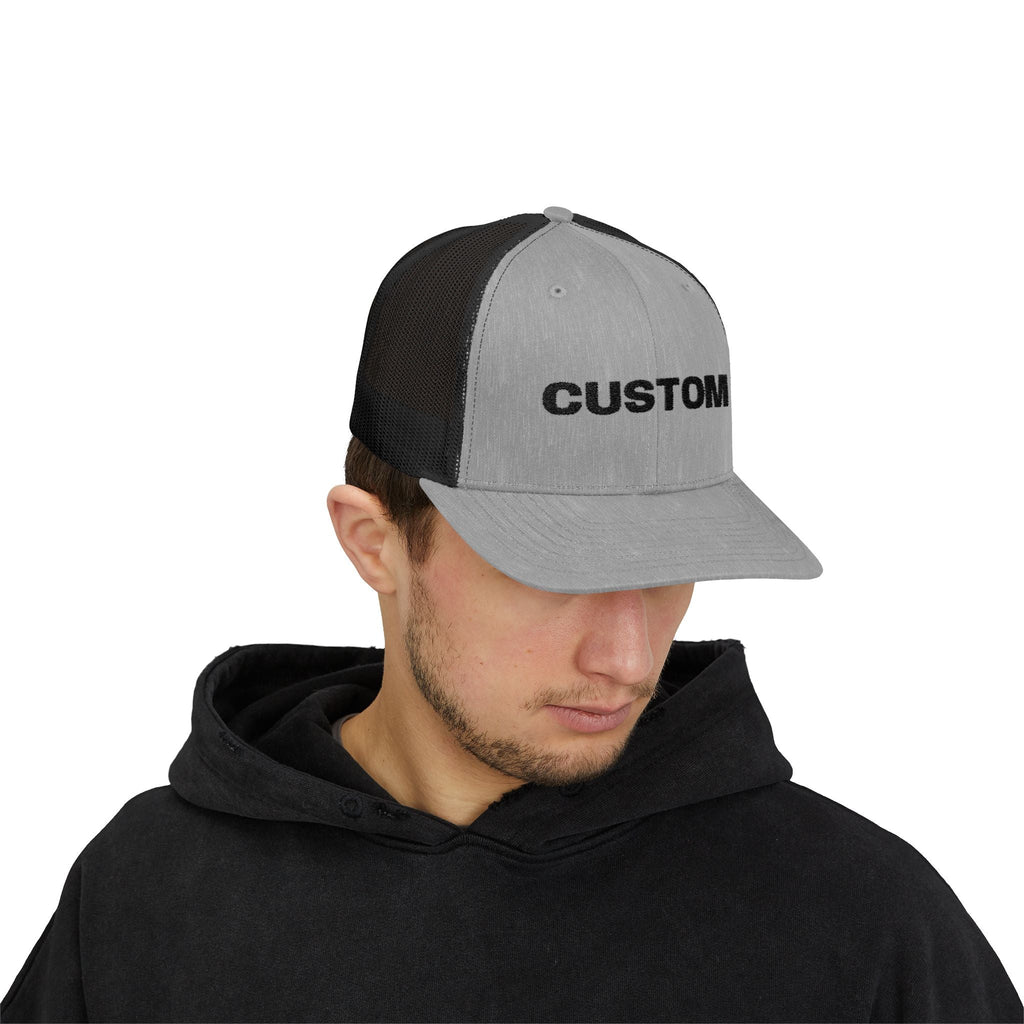 Embroidered Snapback Trucker Cap — Custom Logo Hat by PopCultureByDesign36
