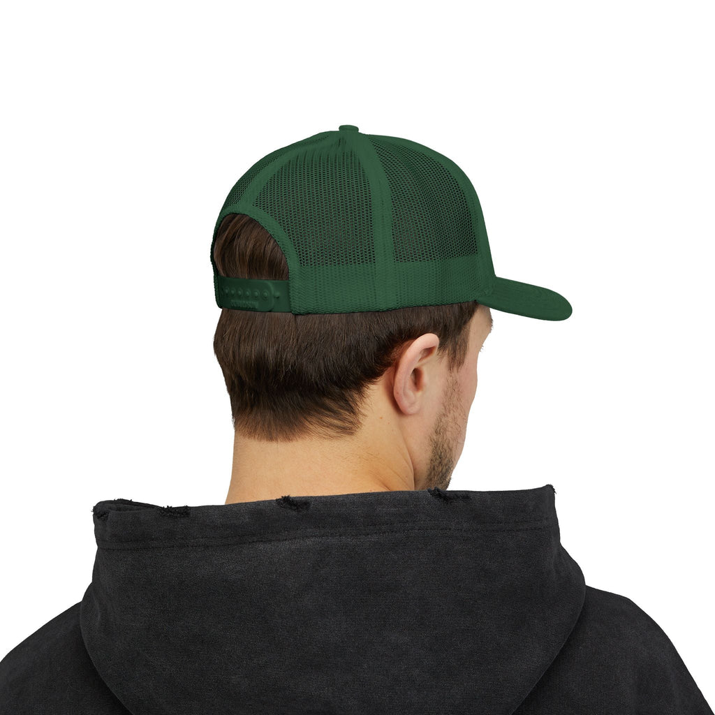 Embroidered Snapback Trucker Cap — Custom Logo Hat by PopCultureByDesign36