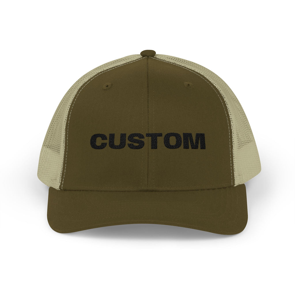 Embroidered Snapback Trucker Cap — Custom Logo Hat by PopCultureByDesign36