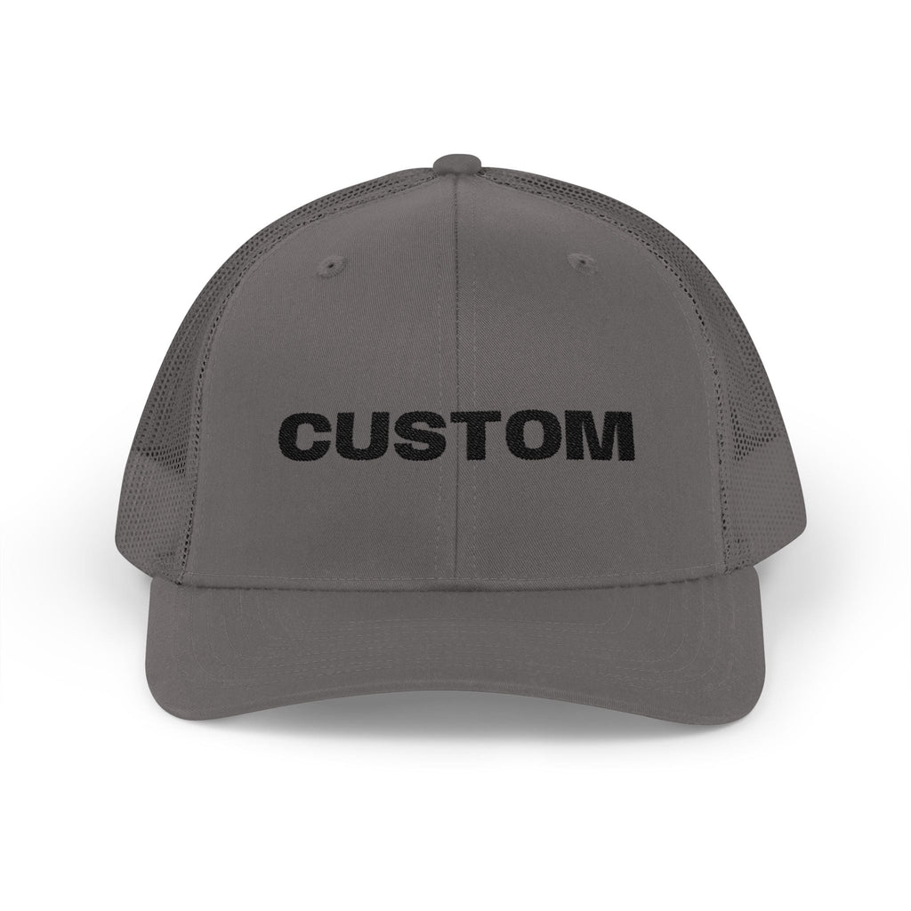 Embroidered Snapback Trucker Cap — Custom Logo Hat by PopCultureByDesign36