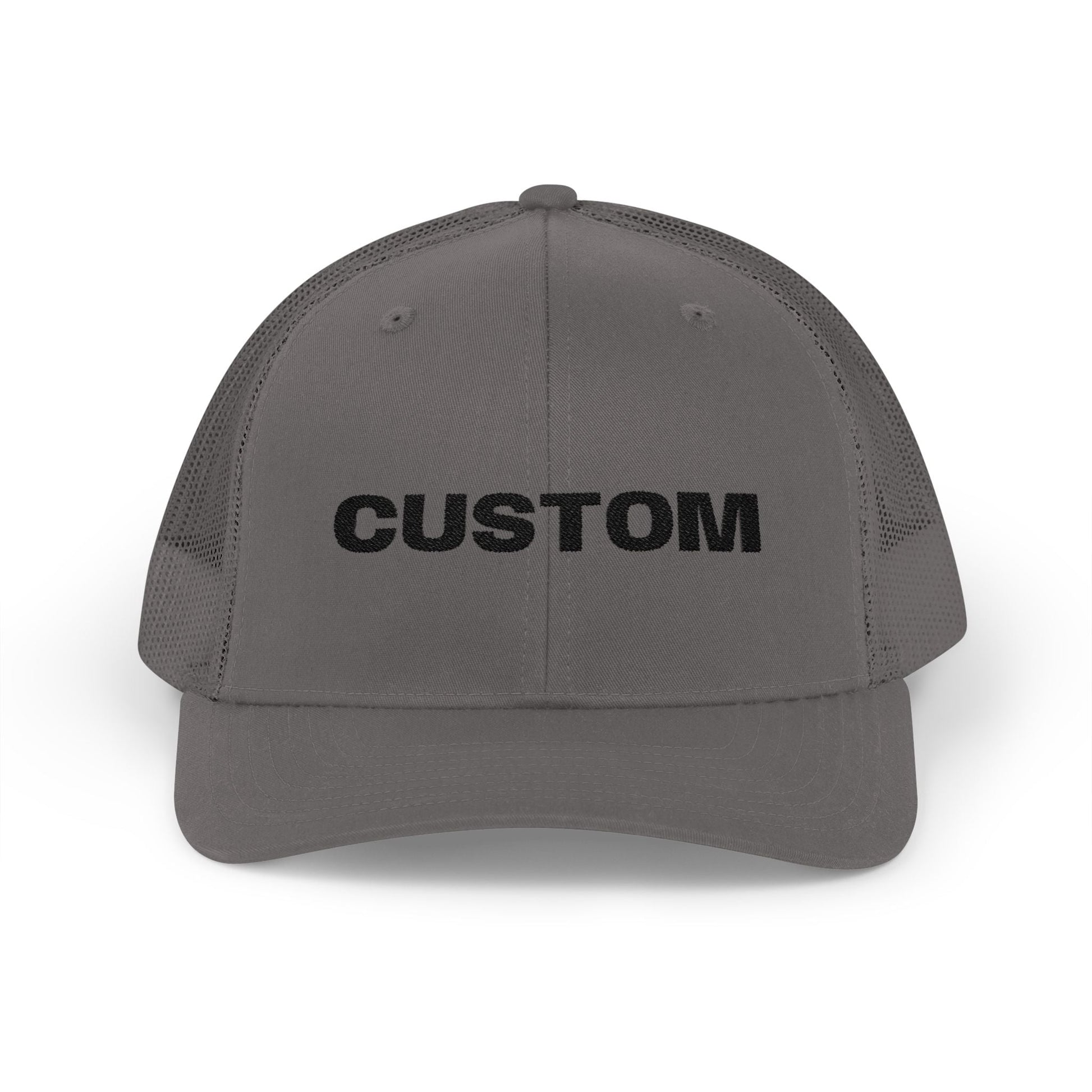 Embroidered Snapback Trucker Cap — Custom Logo Hat - Popbydesign