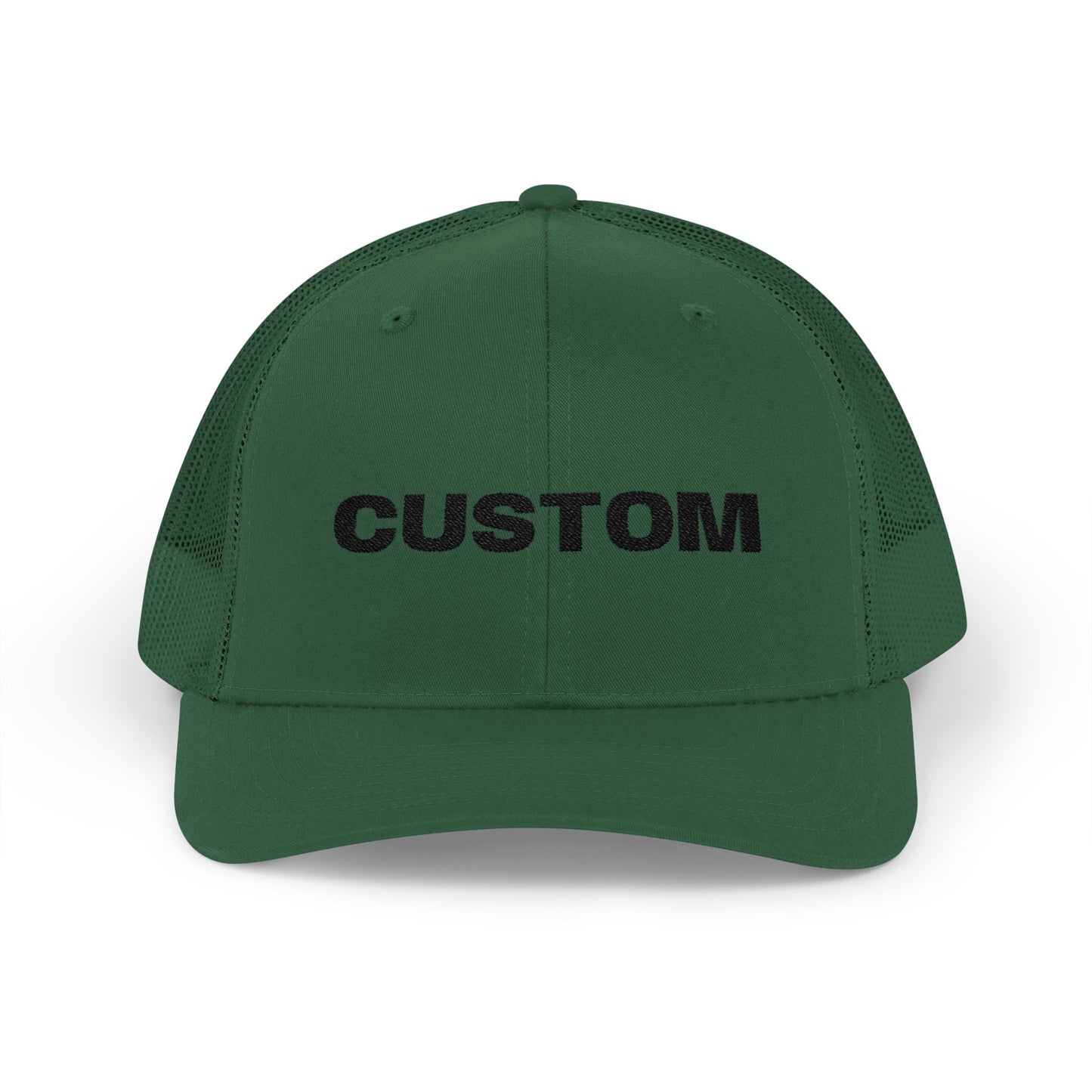 Embroidered Snapback Trucker Cap — Custom Logo Hat - Popbydesign
