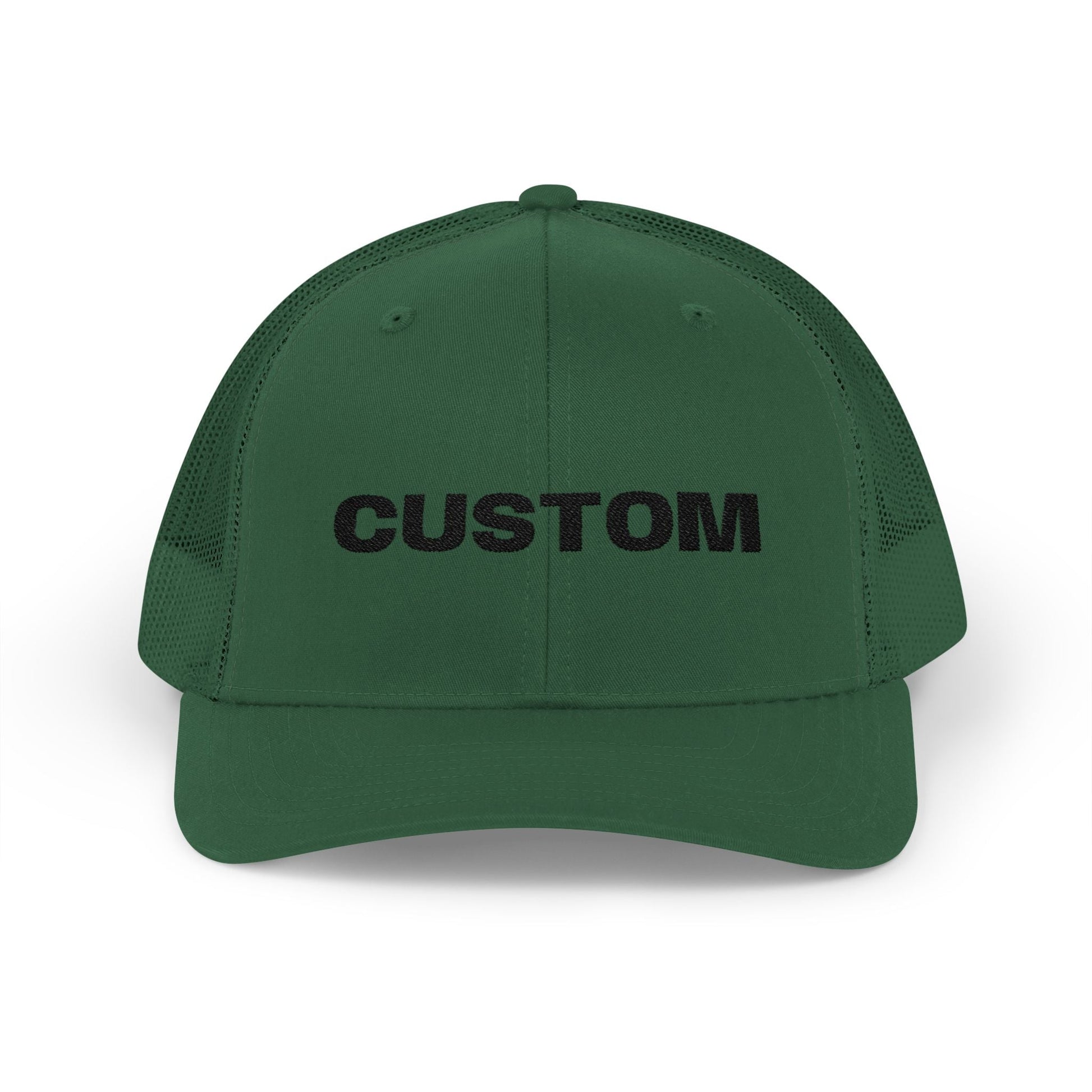 Embroidered Snapback Trucker Cap — Custom Logo Hat - Popbydesign