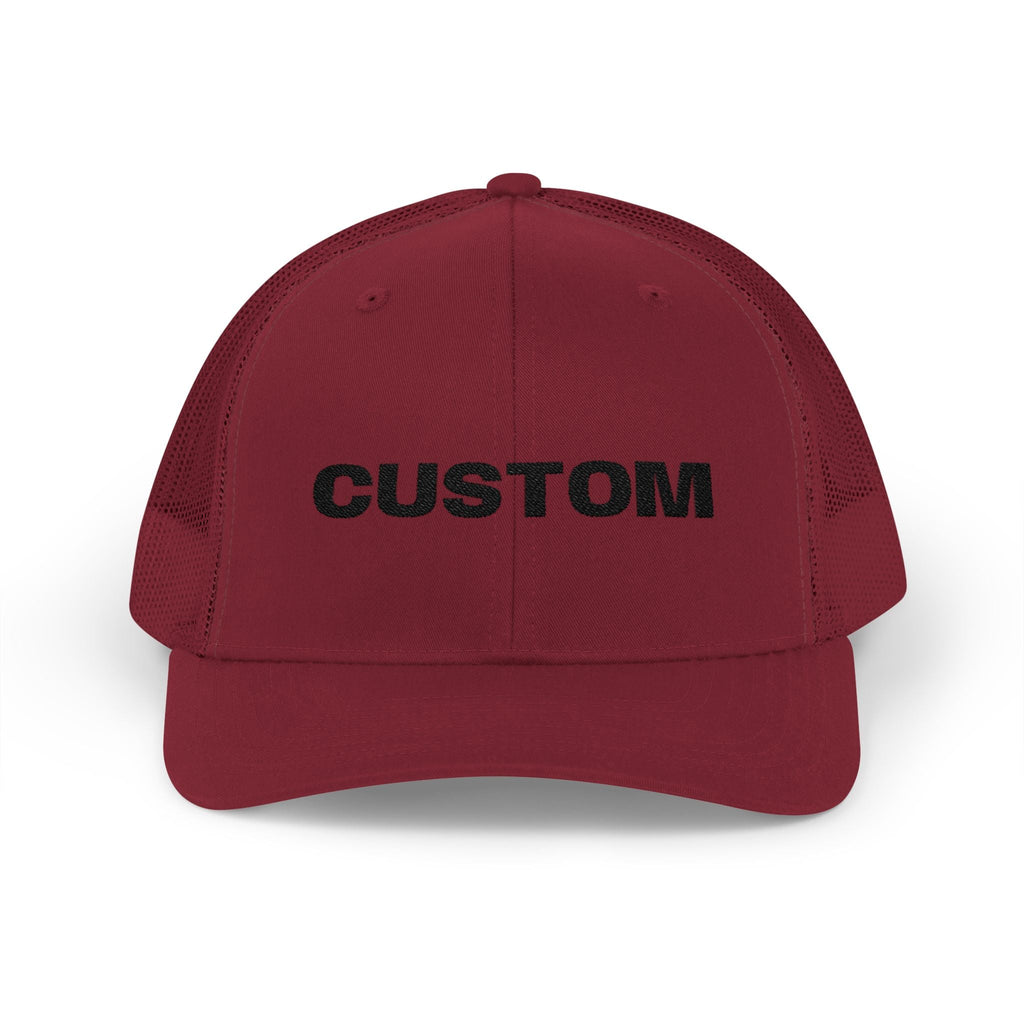 Embroidered Snapback Trucker Cap — Custom Logo Hat by PopCultureByDesign36