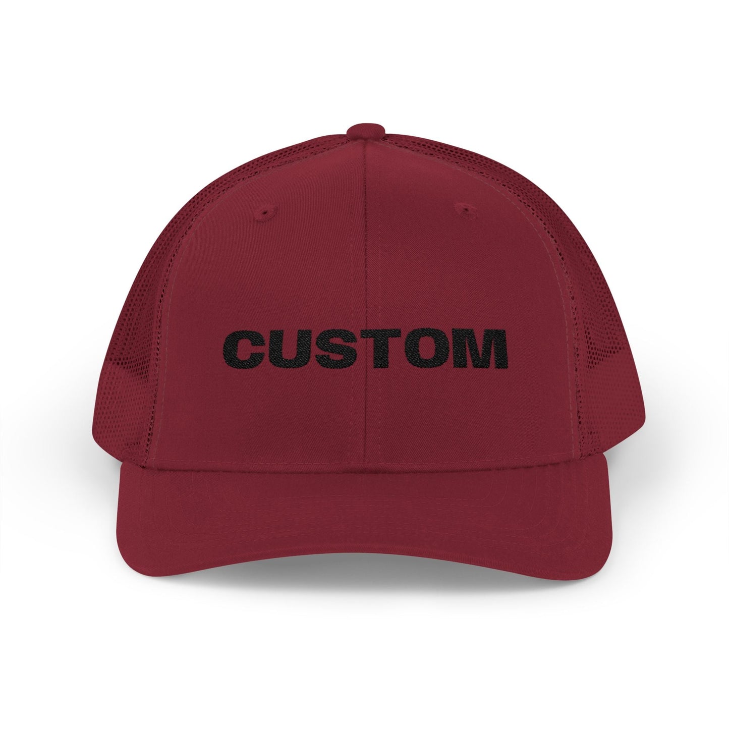 Embroidered Snapback Trucker Cap — Custom Logo Hat - Popbydesign