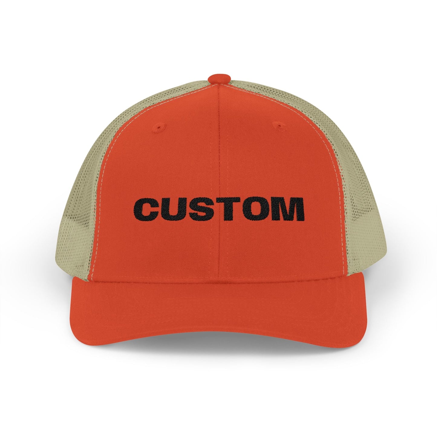 Embroidered Snapback Trucker Cap — Custom Logo Hat - Popbydesign