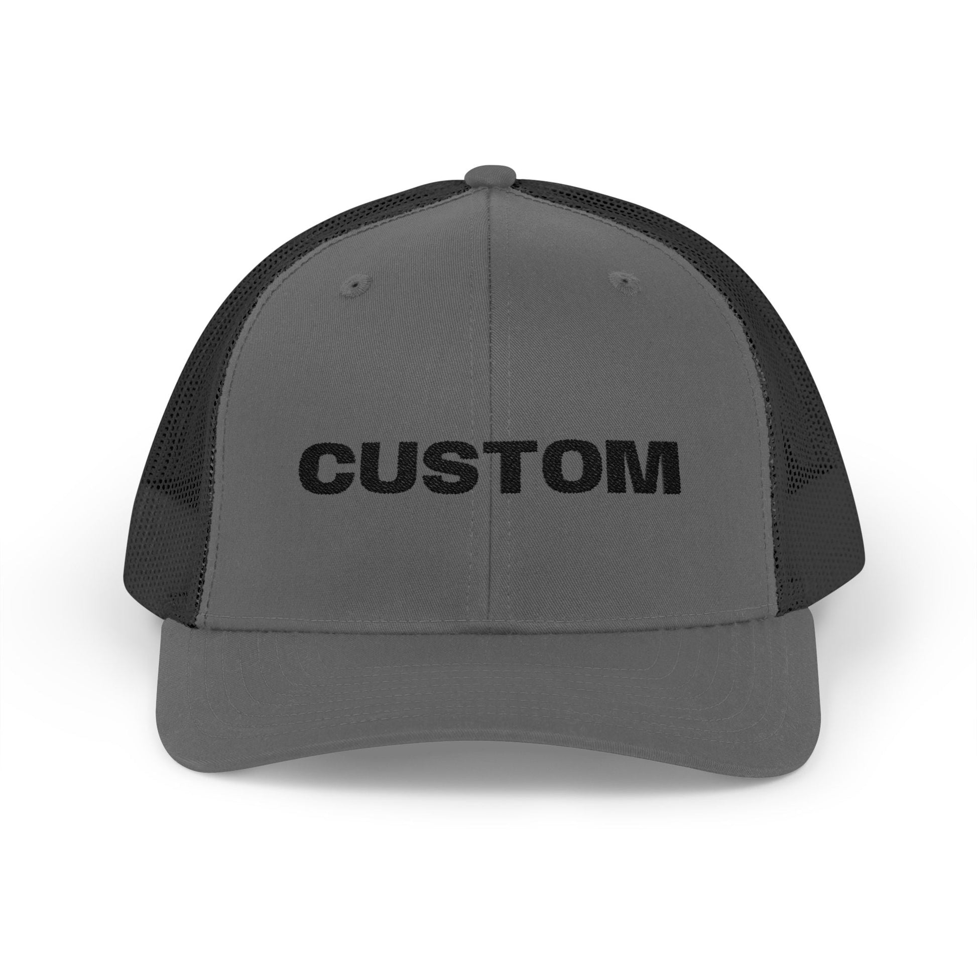 Embroidered Snapback Trucker Cap — Custom Logo Hat - Popbydesign