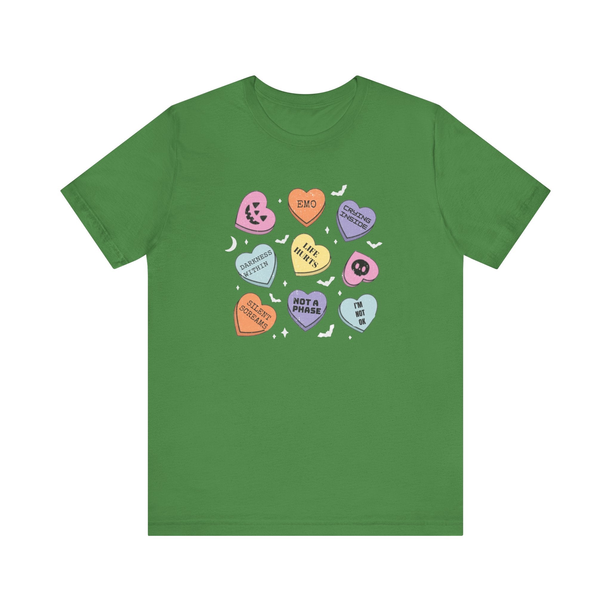 Emo Halloween Candy Hearts Shirt, Spooky Candies Shirt by PopCultureByDesign36